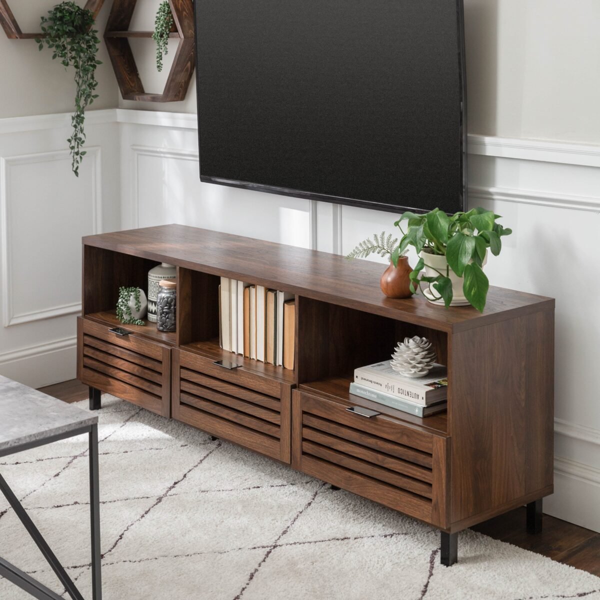 Jackson Slatted Media Console - Image 1