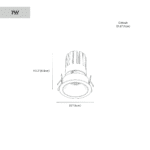 Silis Adjustable Downlight - Image 9