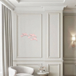 Rose Gold Passerine Wall Decor, Small