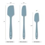 3 Piece Silicone Spatula Set - Red - Image 12