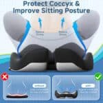 Ergonomic Memory Foam Seat Cushion - Image 2