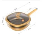 ⏳Time-limited Special⏰12in Titanium Alloy Non-Stick Pot with Lid - Image 4