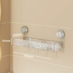 🔥 Hot Sale 50% OFF 🔥Wall Mounted Removable Suction Cup Shelf with Hooks - Image 3