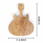 Strings Guitar Mango Wood Charcuterie Board - Image 3