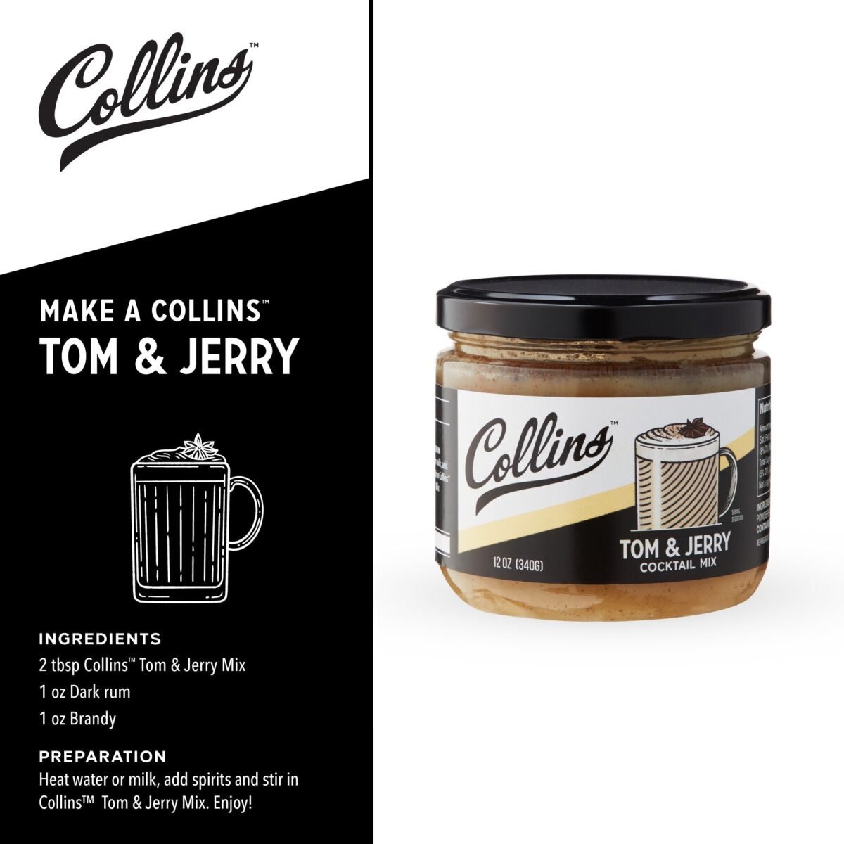 Tom & Jerry Cocktail Mix 12 oz - Image 4