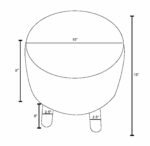 Tagaytay Natural Wood Stool Ottoman - Image 4