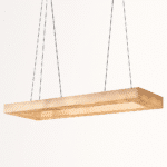 Teva Rectangular Alabaster Chandelier - Image 6