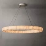 Teva Round Alabaster Chandelier