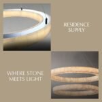 Teva Round Alabaster Chandelier - Image 4