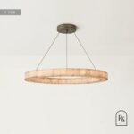 Teva Round Alabaster Chandelier - Image 10