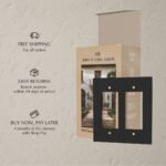 The Brass Plate (Night Black with Brass) - Image 3