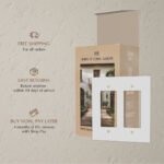 The Brass Plate (White with Brass) - Image 9