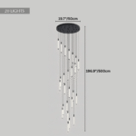 Tinara Staircase Chandelier - Image 4