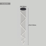 Tinara Staircase Chandelier - Image 9