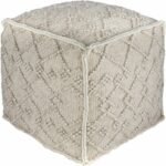 Toronto Hand Woven Wool Pouf - Image 2