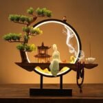 Tranquil Incense Burner Table Lamp - Image 3
