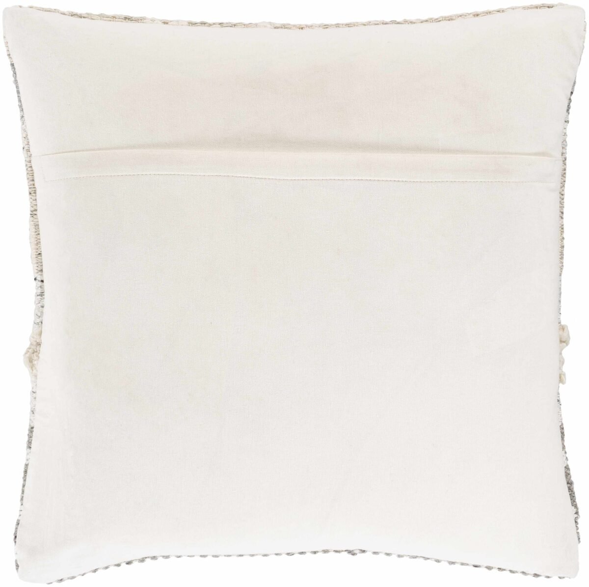 Truckee Neutral Textured Wool Throw Pillow - Image 5