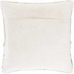 Truckee Neutral Textured Wool Throw Pillow - Image 5