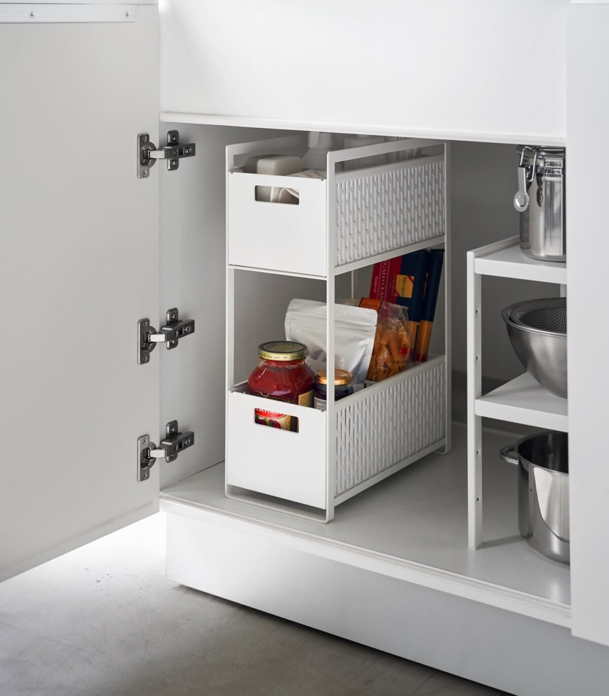 Two-Tier Cabinet Storage Basket - Image 2