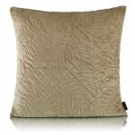 Leaf Lattice Velvet Euro Cushion Cover 26x26 inch - Image 2
