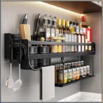 Wall-Mounted Kitchen Shelf Organizer