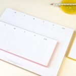 Weekly Desk Planners edged in Gold, Yellow, or Blush - Image 9