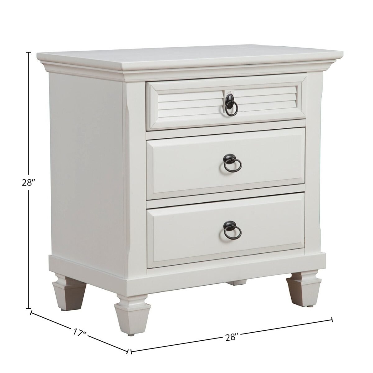 Winchester Nightstand, White - Image 7