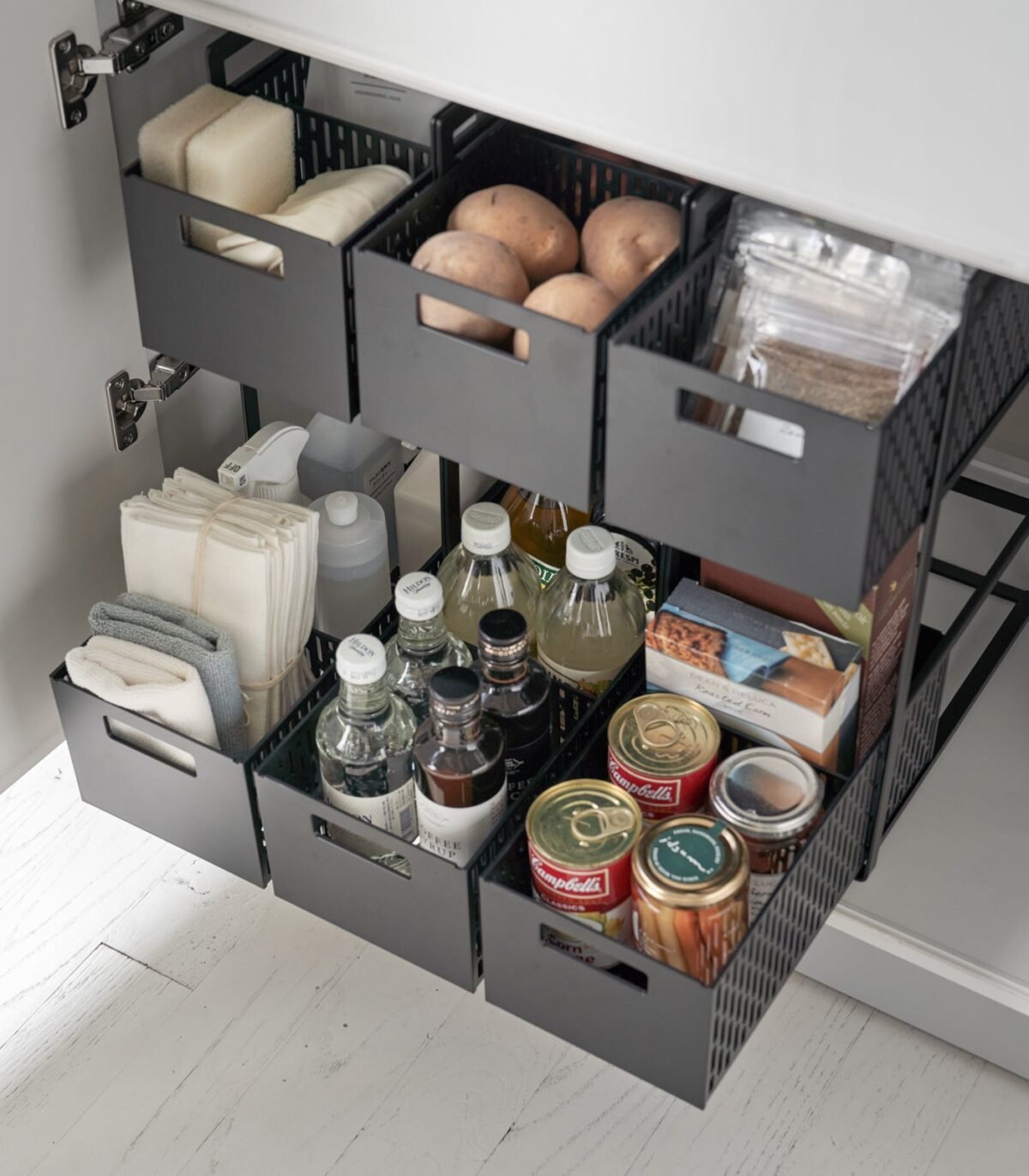 Two-Tier Cabinet Storage Basket - Image 13