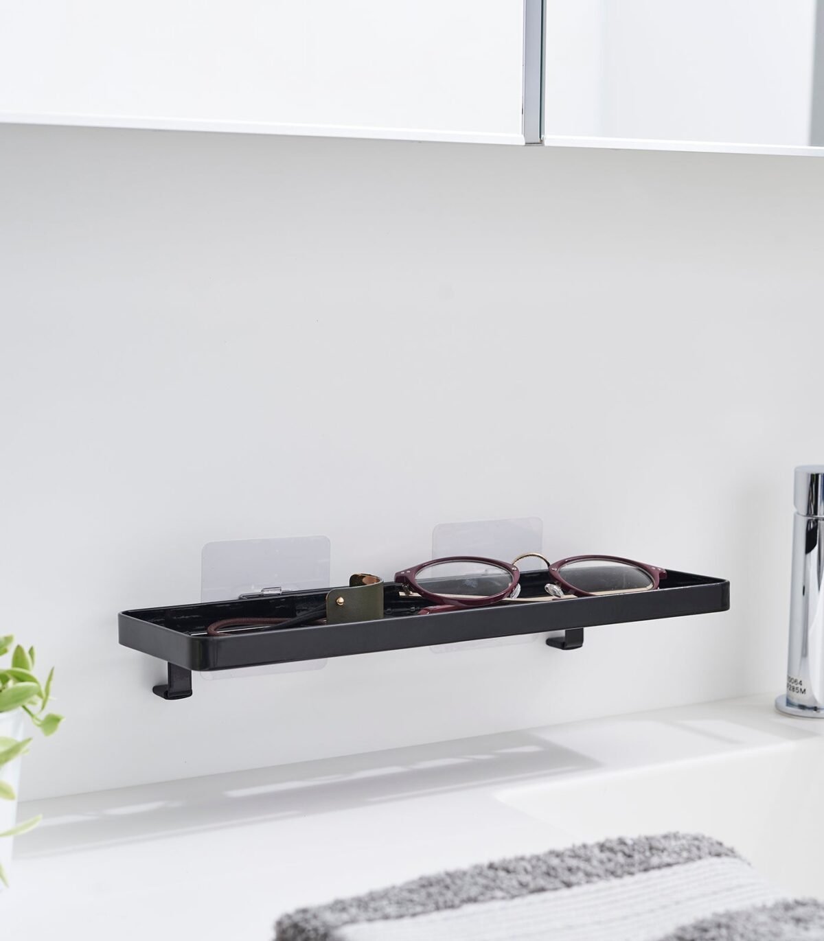 Traceless Adhesive Floating Tray - Steel - Image 13