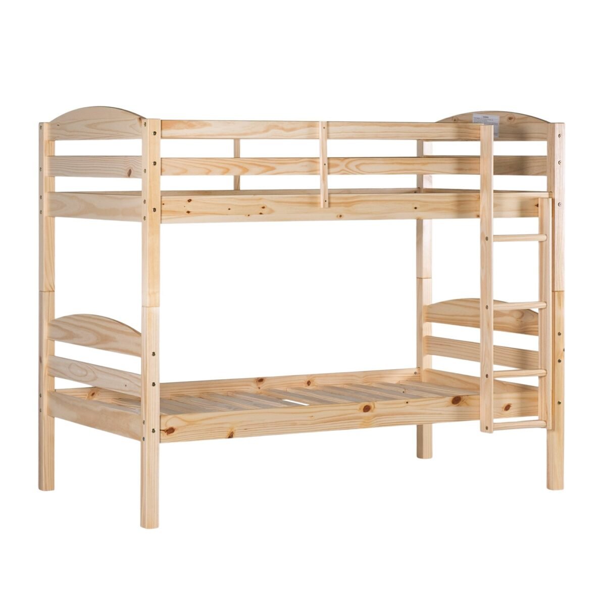 Carolina Transitional Solid Wood Twin-over-Twin Bunk Bed - Image 16