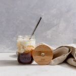 Mason Jar Kit- Mason Jar, Bamboo Lid, Stainless Steel Straw - Image 2
