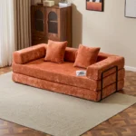 US Warehouse Modular Sofa Foldable Sofa Bed Small Apartment Fast Delivery Lightweight Modern Design - Image 2
