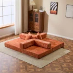 US Warehouse Modular Sofa Foldable Sofa Bed Small Apartment Fast Delivery Lightweight Modern Design - Image 4