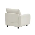 Goldoma modular L-shaped sectional sofa set with ottoman in fabric upholstery, foldable and eco-friendly design for living room