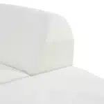 Goldoma Modern Curved L-Shape 3-Seater Sectional Sofa with Ottoman – base detail