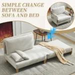 Foldable Sofa Bed Recliner 3-in-1 Convertible Sleeper Eco-Friendly Modular Design Mid- Modern Decor Living Room Bedroom - Image 19