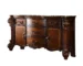 Goldoma 71" Solid Wood Dresser with 5 Drawers – Scandinavian Style for Bedroom Storage