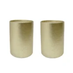 Goldoma hammered gold side table set of 2 – modern accent tables with sturdy iron frame