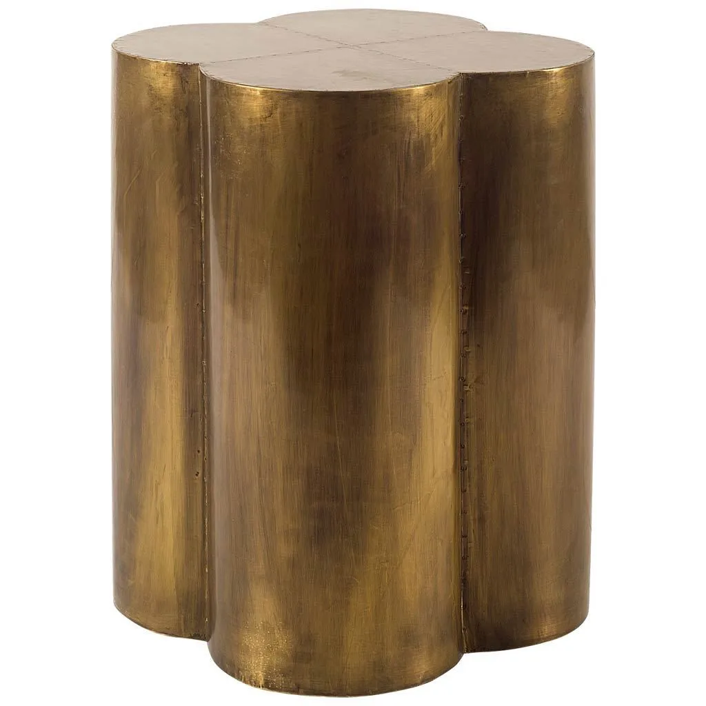 H249285afd3d746a4a24dbe5104707eda5.webp Goldoma 22 inch antique brass farmhouse end table with lower storage shelf in living room