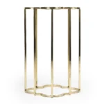 Goldoma gold and black glass free form console table - elegant gold and black console table with distressed finish for living room or entryway