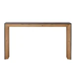 59in Modern Wood Console Table , Entryway Table, Sofa Table   - Rustic & Contemporary Design - Image 4