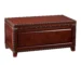 40-Inch Rectangular Coffee Table with Hidden Storage – Solid Wood & Metal, Brown
