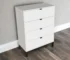Goldoma 30" Minimalist Four Drawer Dresser – Natural White
