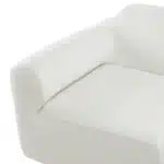 Goldoma Modern Curved L-Shape 3-Seater Sectional Sofa with Ottoman – base detail
