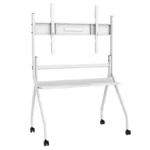 Goldoma mobile floor TV stand for 55-65 inch interactive whiteboard with steel frame and casters