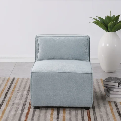 H3d9816238a4f41699580e8c56b80cdaeO.webp Goldoma grayish blue modular sectional sofa 3-seater L-shaped chenille fabric