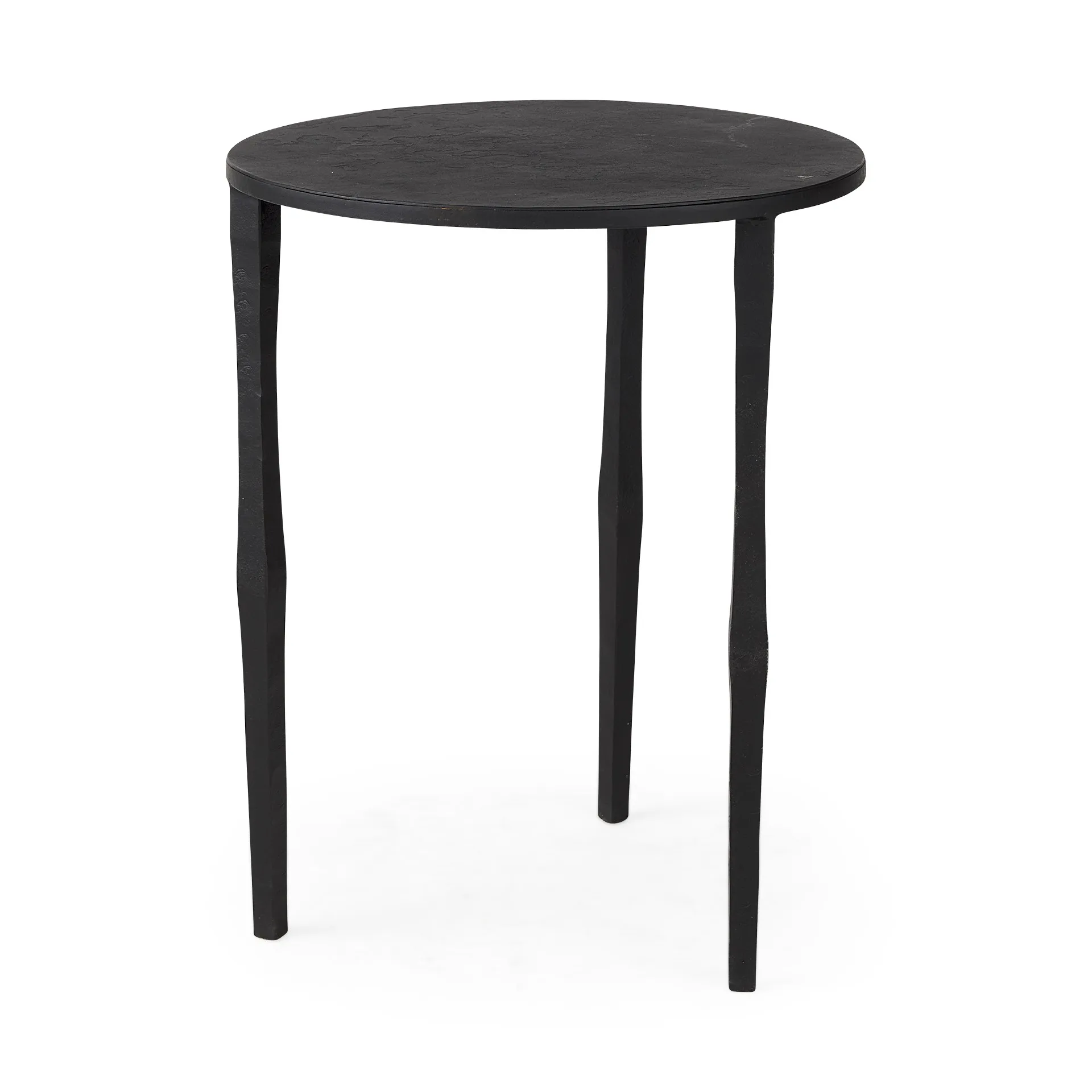 H3ffe6dbdea7c4e4a85c3fac4965d5e74J.webp Goldoma 20 inch farmhouse round end table with storage drawer in solid mango wood and black iron