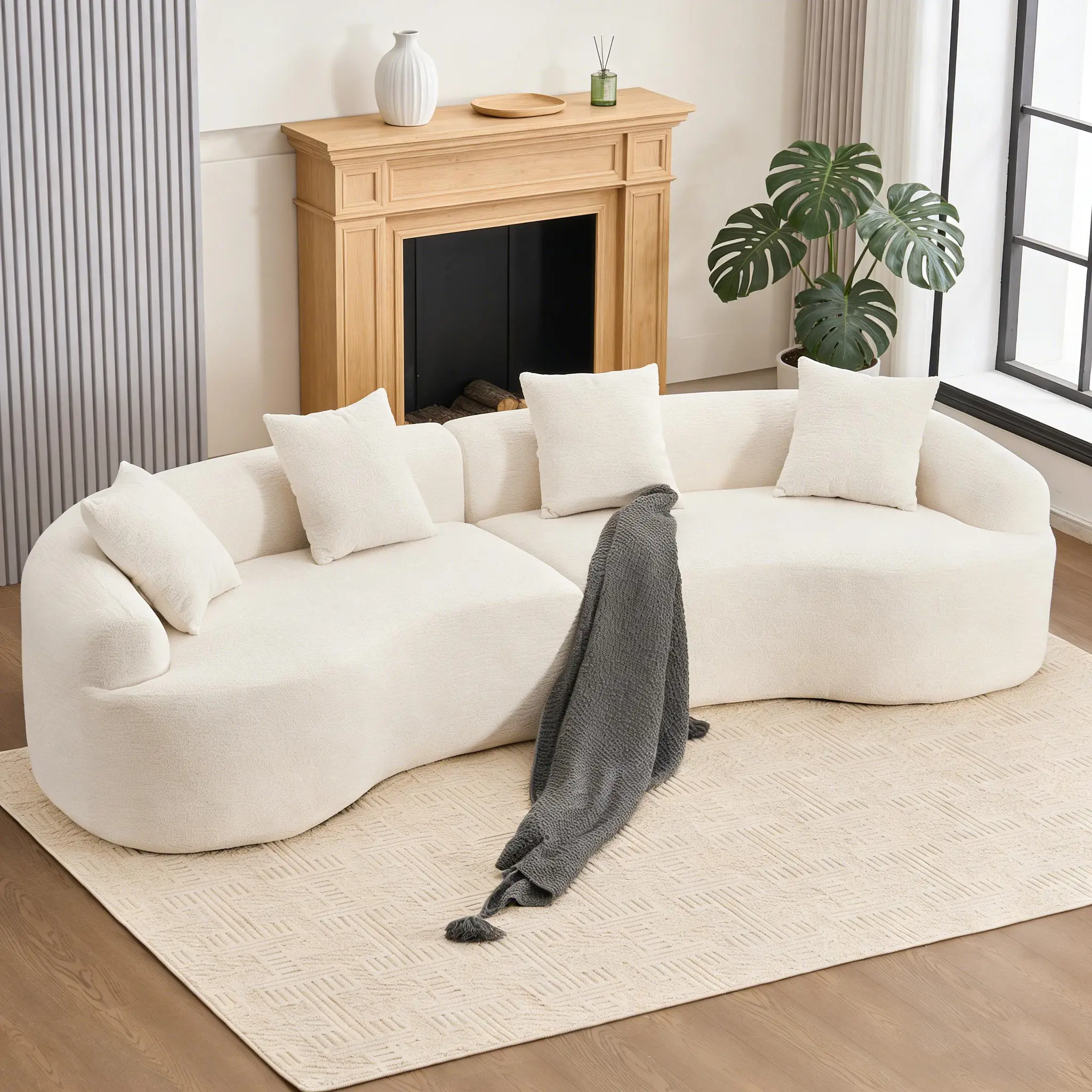 Goldoma 4-Seat Modular Compressed Sofa with Memory Foam Goldoma 4-Seat Modular Compressed Sofa with Memory Foam