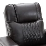 Goldoma power motion recliner in brown with USB charging port, hidden storage, and 360° swivel tray table