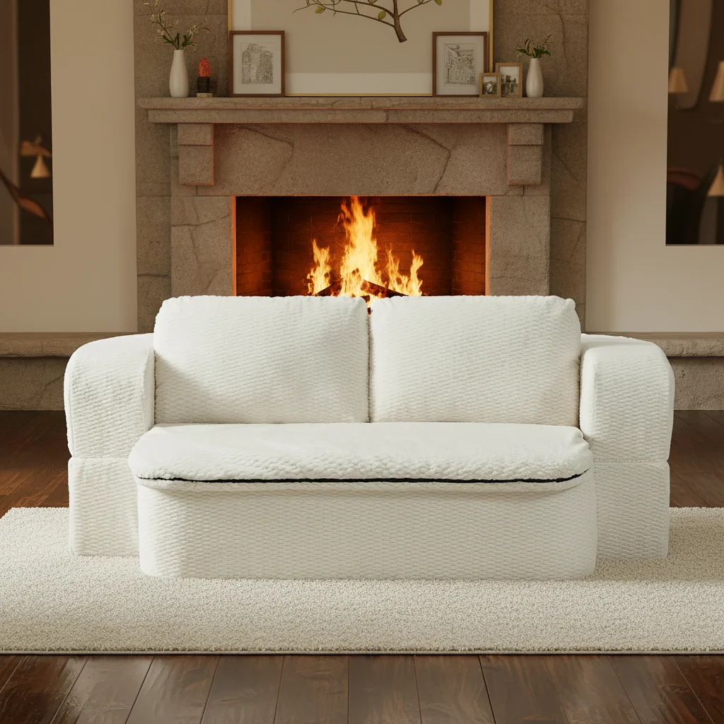 H52482722023c4c9fa4bd3e8d4167d004V.webp Goldoma modular compressed sofa in cream fabric, 74.8 inch living room couch